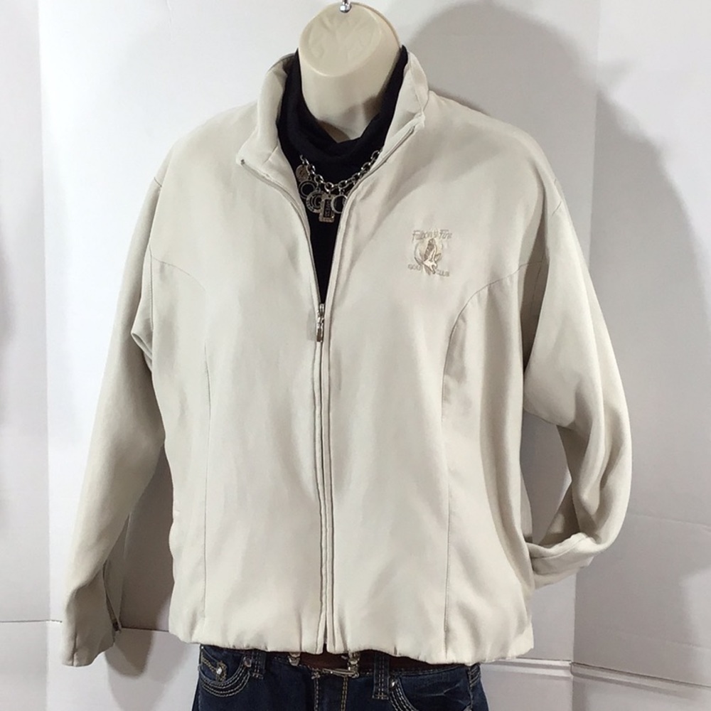Zero Restriction Golf micro suede jacket